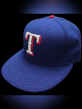 Texas Rangers New Era 59FIFTY Fitted Hat Size 7 1/8 - Royal Blue Colourway
